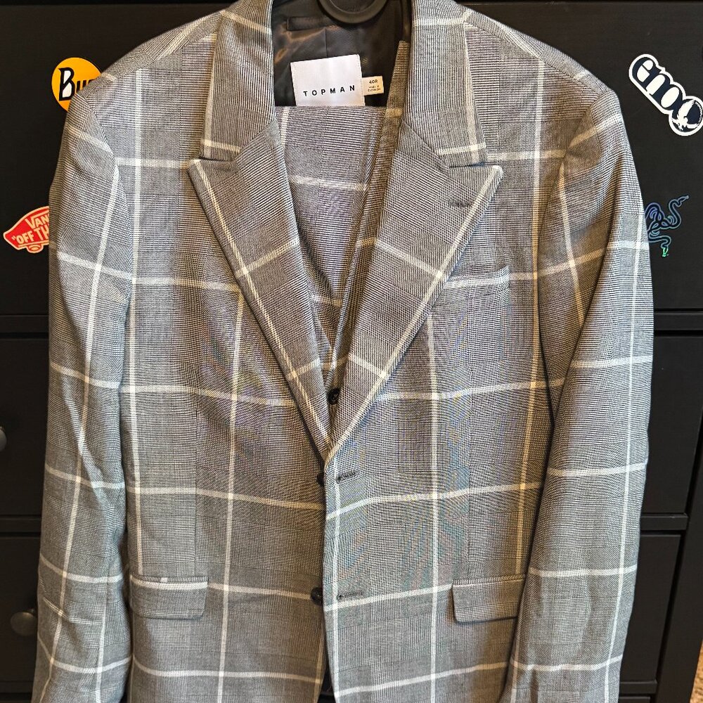 TOPMAN Full 3 piece suit